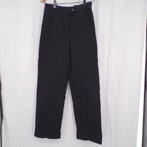 Vintage Women's Made In USA Classic Black Stretch Ski Pants - see measurements